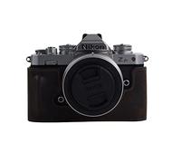 MUZIRI KINOKOO ZFC Custodia in Vera Pelle - Mezza Custodia per Fotocamera NIKON Z Fc Zfc con Apertura Inferiore e Impugnatura - Caffè