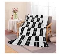 MUZIT Christmas blanket，Flannel Fleece Throw Blanket -Geometric print Double Bed, All Season, No Shed No Pilling,Car, Checkered Pattern(70x100 cm)