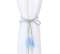 MUZIT Fermatende, fermatende in Corda for Tende 2/6/10 Pezzi con Nappe, in for(Blue)