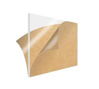MUZIT Foglio acrilico di plastica, foglio cristallina Fogli acrilici 150x100mm Trasparente Confezione da 5 2-5mm(3.0Mm)