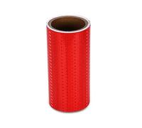 MUZIT Nastro riflettente, nastro riflettente di avvertimento 20 cm x 3 m multicolore(Red)
