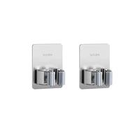 MUZIT Porta scopa, porta scopa da parete, 10 pezzi, organizer for mocio, clip autoadesive, ganci for bagno.