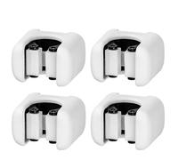 MUZIT Porta scopa, porta scopa da parete con 16 ganci for mocio, senza foratura, for il bagno