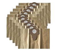 MuziZy Sacchetti for aspirapolvere 10 sacchetti for la polvere con filtro compatibili con gli aspirapolvere Parkside Wet and Dry PNTS 1250 PNTS 1250/9 PNTS 1300 PWD 12 A1