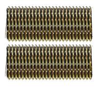 Muzrunq Bacchette Luminose per Matrimoni Bacchette da Matrimonio in Tinsel Dorato a LED con Bastoncino di Legno per l'invio, Oggetti di Scena Ideali per Saluti 50 Pezzi.