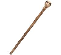 Muzrunq Bastone da Passeggio a Forma di Teschio, bastoni Decorativi a Forma di Testa di da 51 Pollici, in plastica e Gomma, per Halloween, Cosplay