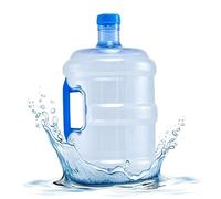 Muzrunq Bottiglia d'Acqua in plastica 7,5L/10 Litri di Acqua con Bottiglia Trasparente a Prova di perdite Senza Odore sigillato Dust Dust Dust Portable Acqua Contenitore per la casa all'aperto