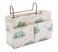 Muzrunq Organizer da Appendere al Comodino Tasca portaoggetti per Letto a Castello Tasca portaoggetti per Letto in dormitorio Verde dal Comodino Organizer per dormitorio da Appendere Bors
