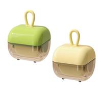 Muzrunq Rullo di lanugine Riutilizzabile, Manuale Lavabile 2 Pezzi Mini Travel Lint Roller, rimozione di per Animali Domestici Leggeri e Portatili per Abbigliamento, tavoli, divani, Lenzuola