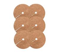Muzrunq Tappetino per Piante di Cocco, Tappetino per Protezione a Freddo 40x40x0, 4 cm Cover Giardino Rotondo per paesaggi, Piante da Esterno per Interni 6pcs