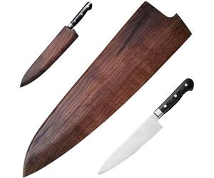 Muzrunq Truffa da coltello da chef per una protezione per coltello da coltello a legna testurizzata da 8 pollici/9 pollici.