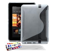 Muzzano protezione ultra sottile Amazon Kindle Fire HD di MUZZANO la protezione antiurto Ultime, protezione anti-urto elegante e duratura per il vostro Amazon Kindle Fire HD bianco trasparente (3 pellicole protettive per lo schermo) LE S