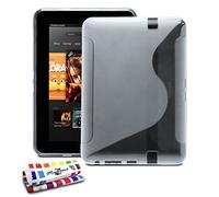 Muzzano Protezione Ultra Sottile Amazon Kindle Fire HD Protezione Antiurto Ultime, Protezione Anti-Urto Elegante e duratura per Il Vostro Amazon Kindle Fire HD Bianco Trasparente Le S