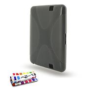 Muzzano Protezione Ultra Sottile Amazon Kindle Fire HD Protezione Antiurto Ultime, Protezione Anti-Urto Elegante e duratura per Il Vostro Amazon Kindle Fire HD Argento Grigio Motivo a X