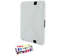 Muzzano Protezione Ultra Sottile Amazon Kindle Fire HD Protezione Antiurto Ultime, Protezione Anti-Urto Elegante e duratura per Il Vostro Amazon Kindle Fire HD Bianco Bianco Motivo a X