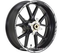 MV Agusta Brutale 675 - Adesivi Cerchi - Kit ruote modello racing con logo