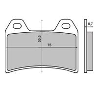 MV AGUSTA BRUTALE DRAGSTER RR 800 2018/2018 PASTIGLIE FRENO ANTERIORI