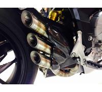 MV Agusta F3 675 / 800 Silmotor Stainless Steel scaricoSilencer Snake Style Rac