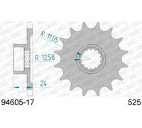 Afam 94605-525 Sprocket Front Sprocket Argento 17t
