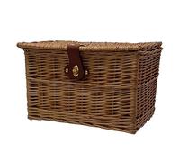 Mv-Tek Cestino in Vimini per Bici Marrone 42x31x25cm