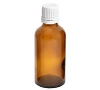 MV-Versand Homöopathieversand München 10 flaconi da farmacista da 50 ml, marrone con tappo antigoccia, tappo antigoccia, con originalità