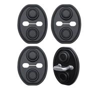 MVBILMSF 4 Pezzi Copertura per Serratura per Auto per Jeep Renegade Facelift 2019-2024 2025, Coperchio Protezione Serratura Porta in Silicone Auto,Black
