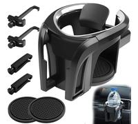 MVBILMSF Portabicchieri Auto per Range Rover Evoque 2019-2024, Portabevande per Auto Regolabile in Plastica Portavasos Coche Multifuncional