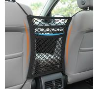 MVBILMSF Rete Barriera Divisoria Auto per Fiat Panda 312 319 2012-2022 2023, Barriera per Auto per Cani Organizer per Sedile Posteriore Auto a 3 Strati