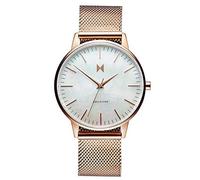 MVMT Orologio Analogico al Quarzo da donna con cinturino in acciaio inossidabile color oro rosa - D-MB01-RGPL, Mother of Pearl