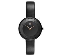 MVMT Orologio Analogico al Quarzo da donna con cinturino in pelle Nero - D-FB01-BLBL