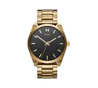 MVMT Orologio Analogico al Quarzo da uomo con cinturino in acciaio inossidabile dorato - 28000037-D, Black & Gold