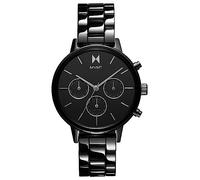 MVMT Orologio analogico multifunzione al quarzo da donna con cinturino in ceramica Nero - 28000251-D, Black
