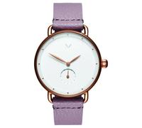 MVMT Purple Leather Dress Watch
