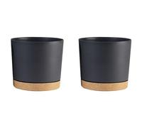 MVOSJFIE Fori di Drenaggio e Piccoli Vasi Fioriere per Piante Grasse Vasi Decorativi per Piante per Esterni, Interni, Balcone, Patio, Decorazioni da Giardino Durevole A