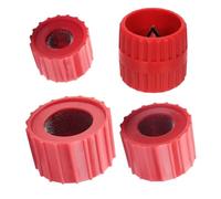 MVOSJFIE Set di 4 Pezzi Pulisci e Svasa Tubi In Rame per Facilitare le Operazioni di Saldatura Dei Tubi.