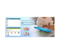 MVOSJFIE Tablet per Bambini da 10 Pollici per A133 Android 4+64G Macchina per L'Apprendimento Intelligente con Controllo Genitoriale Tablet Eva Spina UE Blu