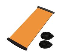 MVOSJFIE Tappetino Scorrevole per Yoga Sport Fitness Piastra Scorrevole Core Esercizio Pattinaggio Tavola per Allenamento per Le Gambe Attrezzatura da Palestra Durevole Facile da Usare Arancione