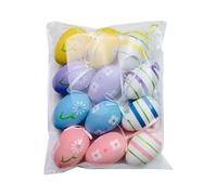 MVOSJFIE Una Pasqua Fai da Te Uova Dipinte A Mano Giocattoli da Colorare per la Scuola Materna Uova di Simulazione Uova da Colorare Facile Installazione Facile da Usare