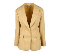 MVP wardrobe - Giacca Lino Poliestere Maria Vittoria Paolillo - -Jackets -Donna -Beige -S