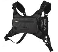 MVRK Marsupio impermeabile - Zaino da corsa minimalista per allenamenti, supporto per telefono da corsa con spazio extra, gilet da corsa leggero, zaino da corsa con stampa riflettente (riflettente)