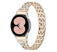 MVRYCE Cinturini per Galaxy 4 classici 46 mm, Cinturini di ricambio per in acciaio inossidabile con strass compatibili per Samsung Galaxy Watch 4 40 mm 44 mm/Classic 42 mm 46 mm (A03)