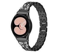 MVRYCE Cinturini per Galaxy 4 classici 46 mm, Cinturini di ricambio per in acciaio inossidabile con strass compatibili per Samsung Galaxy Watch 4 40 mm 44 mm/Classic 42 mm 46 mm (A02)