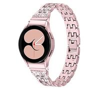 MVRYCE Cinturini per Galaxy 4 classici 46 mm, Cinturini di ricambio per in acciaio inossidabile con strass compatibili per Samsung Galaxy Watch 4 40 mm 44 mm/Classic 42 mm 46 mm (A05)