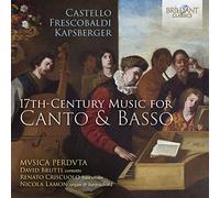 Dario Castello 17th Century Music for Canto & Basso (CD) Album