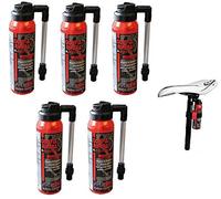 MVTEK 5 x Fast CO2 (GONFIA E RIPARA) per Bici Bicicletta MTB Mountain Bike/Strada - Corsa - Kit Fast BOMBOLETTE