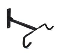 MVTEK Gancio reggiciclo a muro. Rastrelliera biciclette doppia pieghevole. Portabiciclette in metallo verniciato. Reggiciclo con ganci in plastica. Bike stand a parete doppio. Porta bicicletta nero