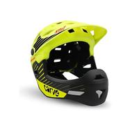 MVTEK Giallo Fluo, Casco MTB Carve Unisex Adulto, 58-61 cm