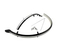 MVTEK Parafango 28" x 45mm in Policarbonato Nero/Argento