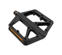 MVTEK Pedali FLAT con Asse Acciaio su Cuscinetti 105x100x13mm Nylon Nero