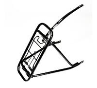 MVTEK Portapacchi Posteriore con Parafango 20 Attacco Asolato Nero Opaco